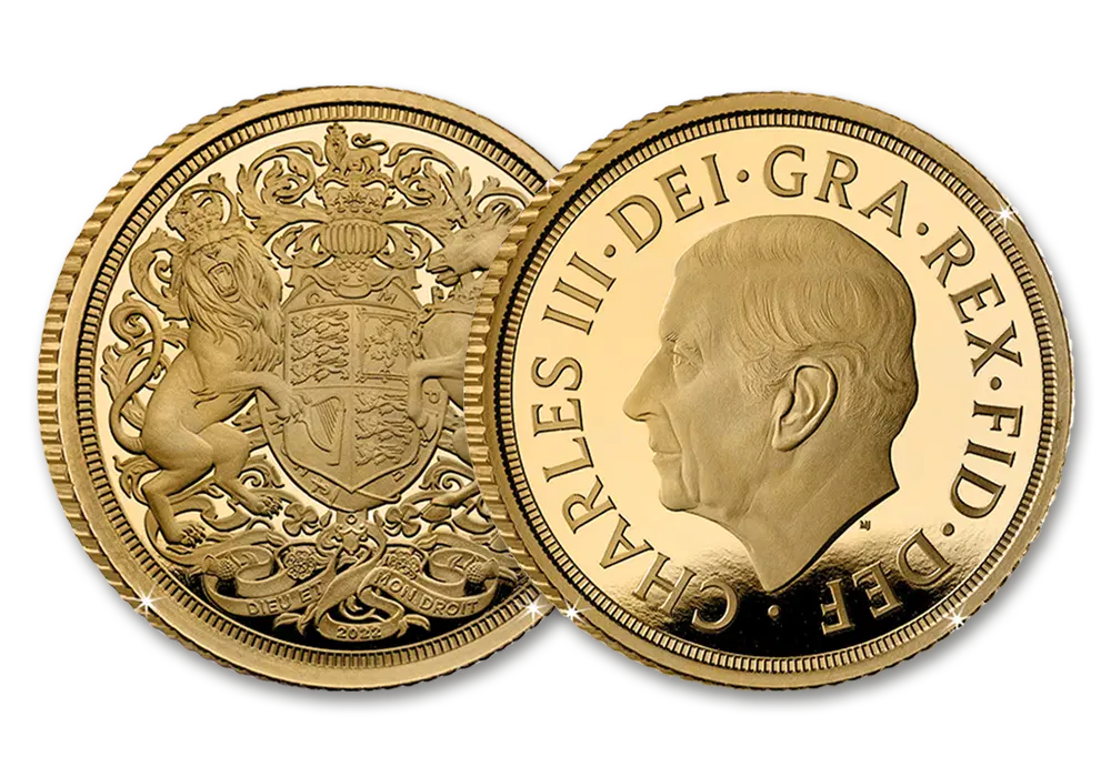 2022 Charles III Half Gold Sovereign Coin
