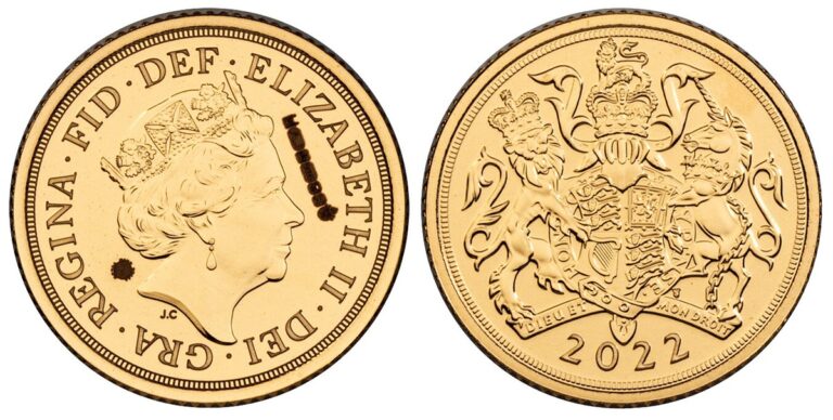 2022 Elizabeth II Half Gold Sovereign Coin
