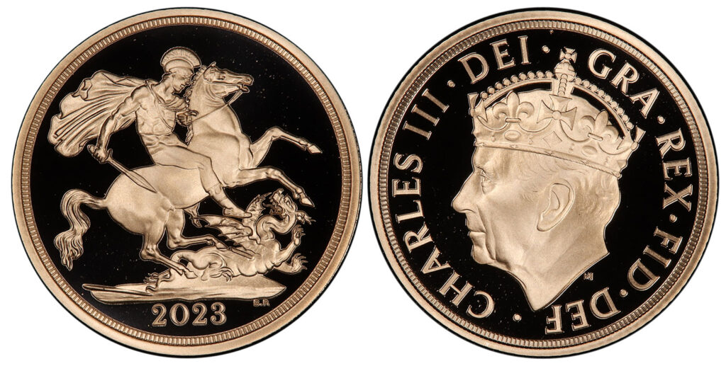2023 Charles III Full Gold Sovereign Coin