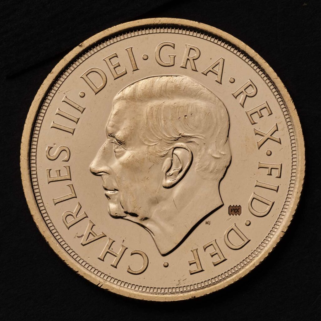 2024 Charles III Double Gold Sovereign Coin