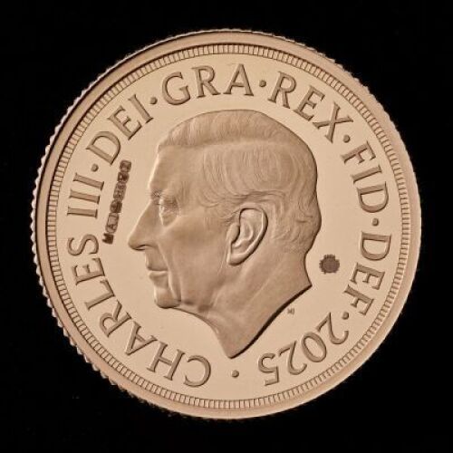 2025 Charles III Double Gold Sovereign Coin