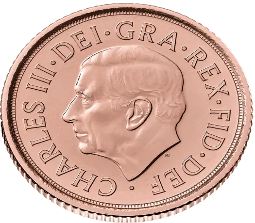 2025 Charles III Half Gold Sovereign Coin