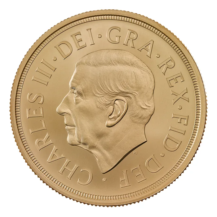2026 Charles III Five Gold Sovereign Coin
