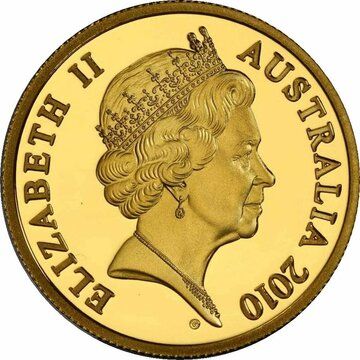 2010 5 Cents – Elizabeth II (5th Portrait – Gottwald Proof Gold)