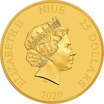 2020 25 Dollars – Elizabeth II (Pluto)