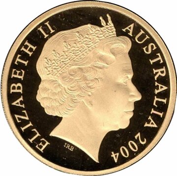 2004 200 Dollars – Elizabeth II (4th Portrait – Cassowary – Gold Proof)