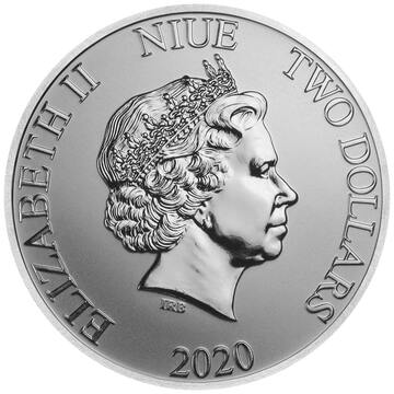 2020 2 Dollars – Elizabeth II (Mickey and Minnie)