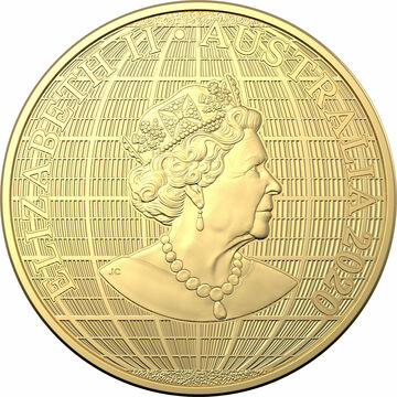 2020 100 Dollars – Elizabeth II (6th Portrait – Beneath the Southern Skies – Gold Bullion Coin)