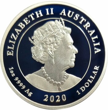 1 Dollar – Elizabeth II (6th Portrait – Voyage of Discovery Endeavour 1770 – 2020)