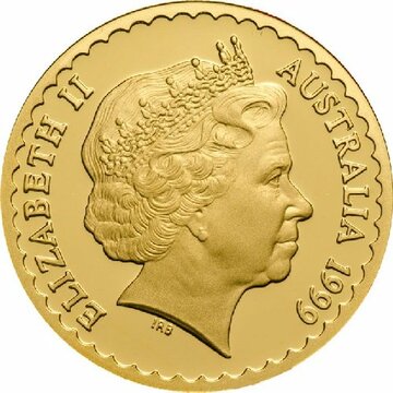 1999 100 Dollars – Elizabeth II (4th Portrait – Common Heath – Gold Bullion Coin)