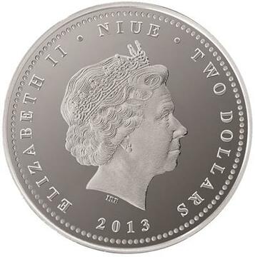 2013 2 Dollars – Elizabeth II (Peregrine Falcon)