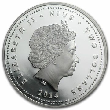 2014 2 Dollars – Elizabeth II (Swans)