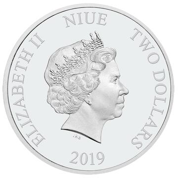 2019 2 Dollars – Elizabeth II (Snow White)