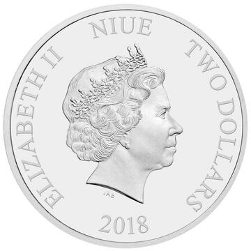 2018 2 Dollars – Elizabeth II (Ariel)
