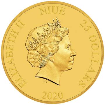 2020 25 Dollars – Elizabeth II (Lando Calrissian)