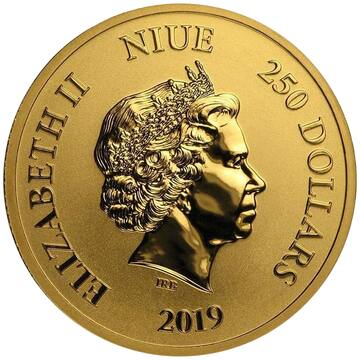 2019 250 Dollars – Elizabeth II (White Tiger)