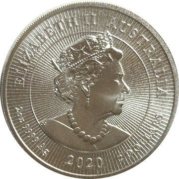 2 Dollars – Elizabeth II (6th Portrait – Kookaburra with Baby Silver; Piedfort)