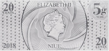 2018 20 Cents – Elizabeth II (Year of the Dog)