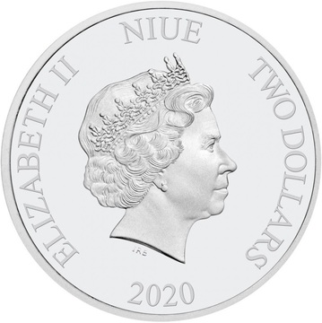 2020 2 Dollars – Elizabeth II (Pooh)