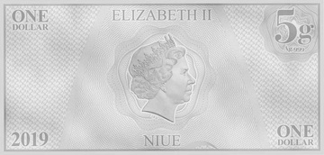 2019 1 Dollar – Elizabeth II (Worf)