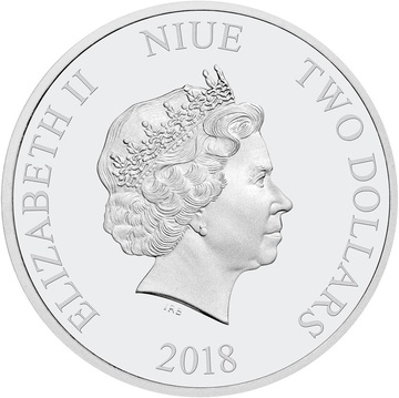 2018 2 Dollars – Elizabeth II (Maleficent)