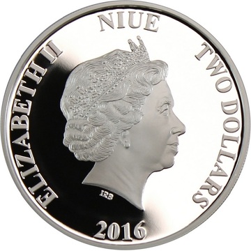 2016 2 Dollars – Elizabeth II (Donald and Daisy)