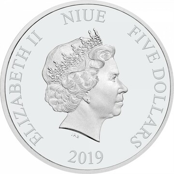 2019 5 Dollars – Elizabeth II (Donald Duck)