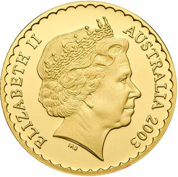 2003 150 Dollars – Elizabeth II (4th Portrait – Bluebell – Gold Proof)