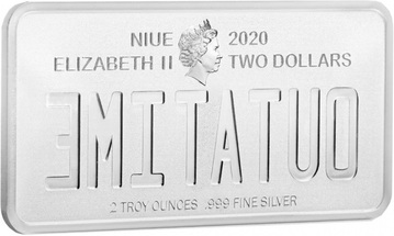 2020 2 Dollars – Elizabeth II (License Plate)