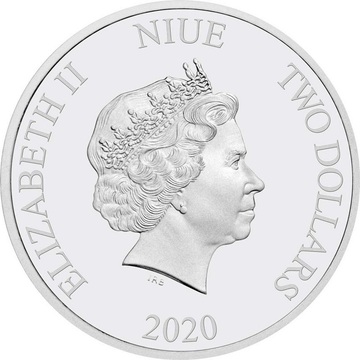 2020 2 Dollars – Elizabeth II (Christopher Robin and Pooh)