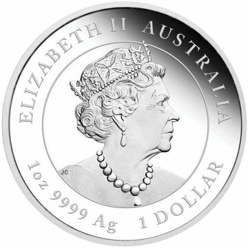1 Dollar – Elizabeth II (6th Portrait – Year of the Ox – Silver Bullion Coin)