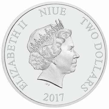 2017 2 Dollars – Elizabeth II (Shanghai)