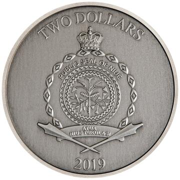 2019 2 Dollars – Elizabeth II (Aladdin)