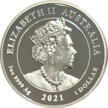 1 Dollar – Elizabeth II (6th Portrait – Winged Victory – Silver Proof – High Relief)