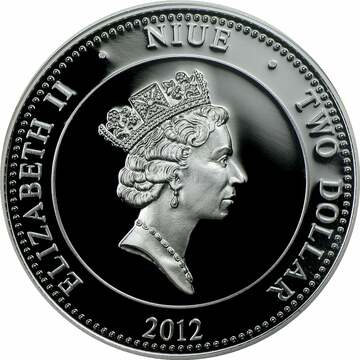 2012 2 Dollars – Elizabeth II (Year of the Dragon)