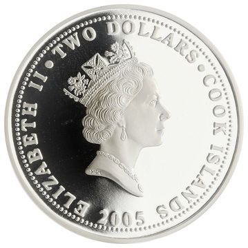 2005 2 Dollars – Elizabeth II (Bell Bird)