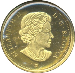 2010 25 Cents – Elizabeth II (Caribou)