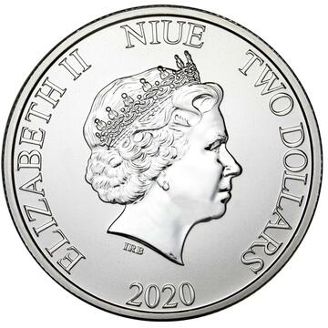 2020 2 Dollars – Elizabeth II (Mickey Christmas)
