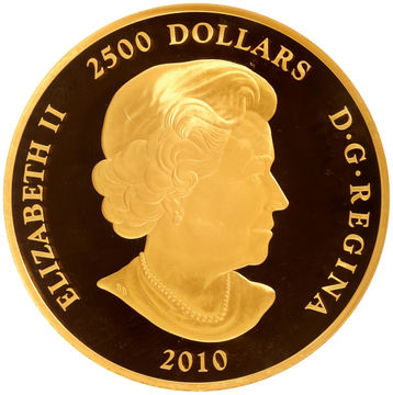 2010 2500 Dollars – Elizabeth II (Banff National Park)