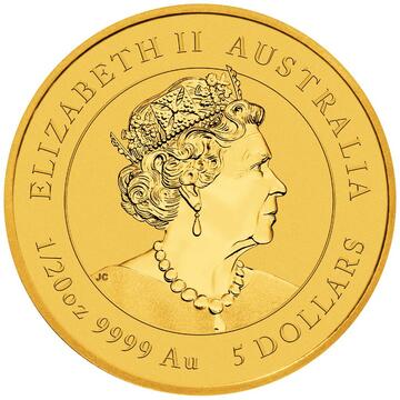 2021 5 Dollars – Elizabeth II (6th Portrait – Year of the Ox – Gold Bullion Coin)