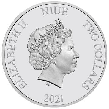 2021 2 Dollars – Elizabeth II (Batman)