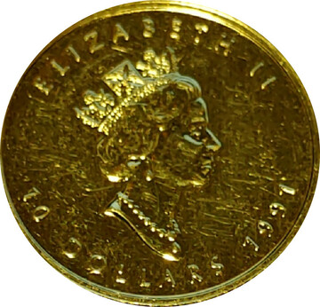 1990-2003 10 Dollars – Elizabeth II (3rd Portrait; GML Bullion Coinage)
