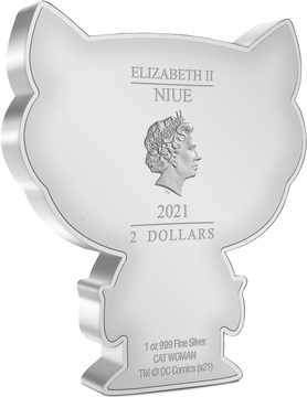 2021 2 Dollars – Elizabeth II (Catwoman)