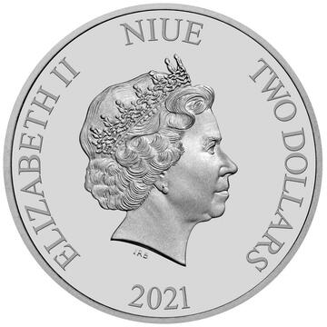 2021 2 Dollars – Elizabeth II (The Black Pearl)