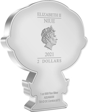 2021 2 Dollars – Elizabeth II (Aquaman)