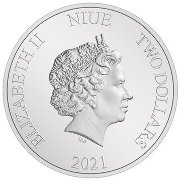2021 2 Dollars – Elizabeth II (Gandalf the Grey)