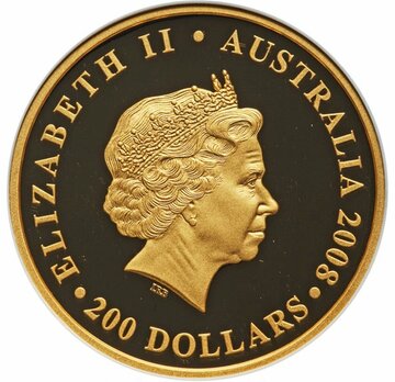 2008 200 Dollars – Elizabeth II (4th Portrait – Koala – Gold Bullion Coin)
