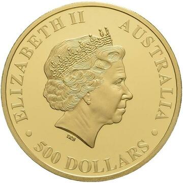2017 500 Dollars – Elizabeth II (4th Portrait – Koala)