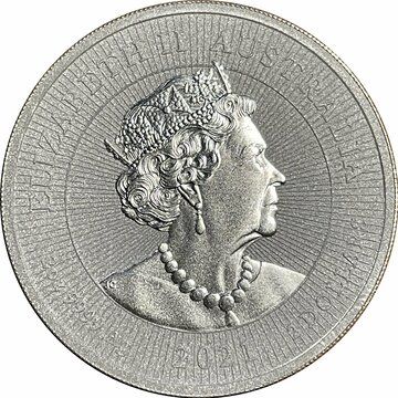 2 Dollars – Elizabeth II (6th Portrait – Platypus with Baby – Silver; Piedfort)