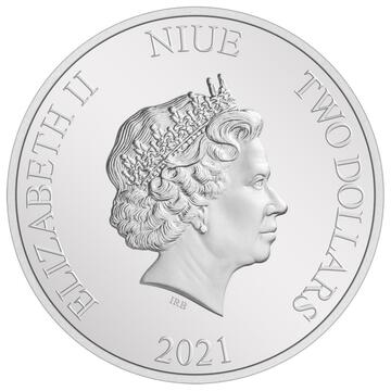 2021 2 Dollars – Elizabeth II (White Rabbit)